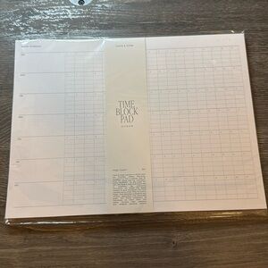 Cloth & Paper Time Block Pad